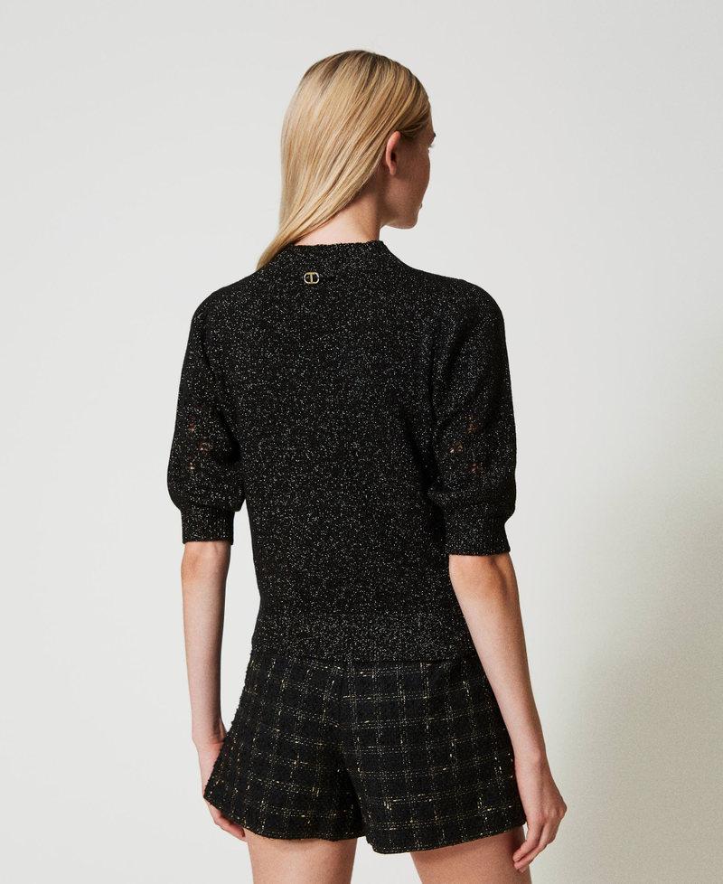 Scee by twin set Maglia lupetto in misto lana e lurex Esporta salva