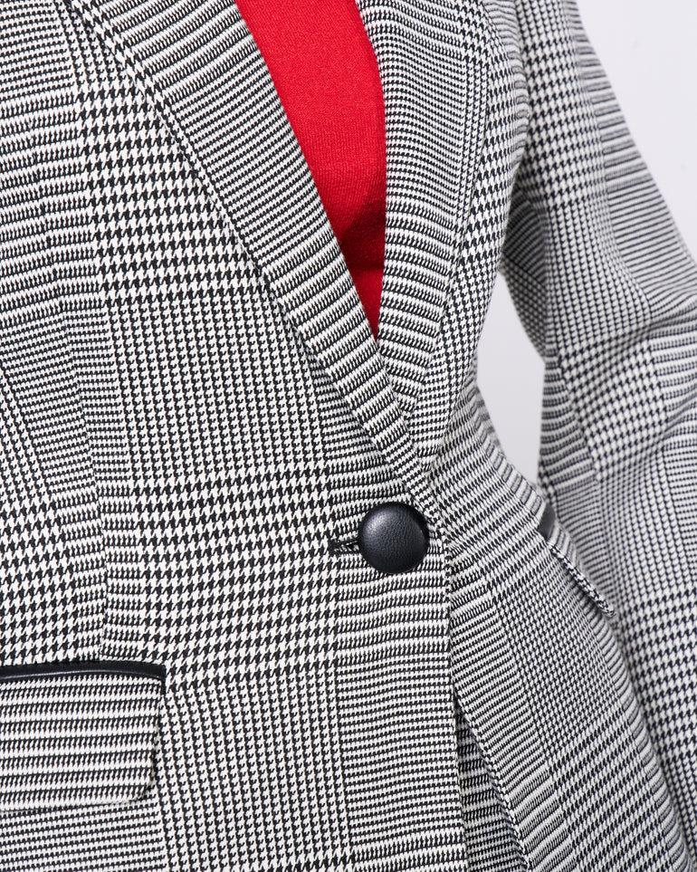 Silvian Heach Blazer avvitato a quadri Offerta