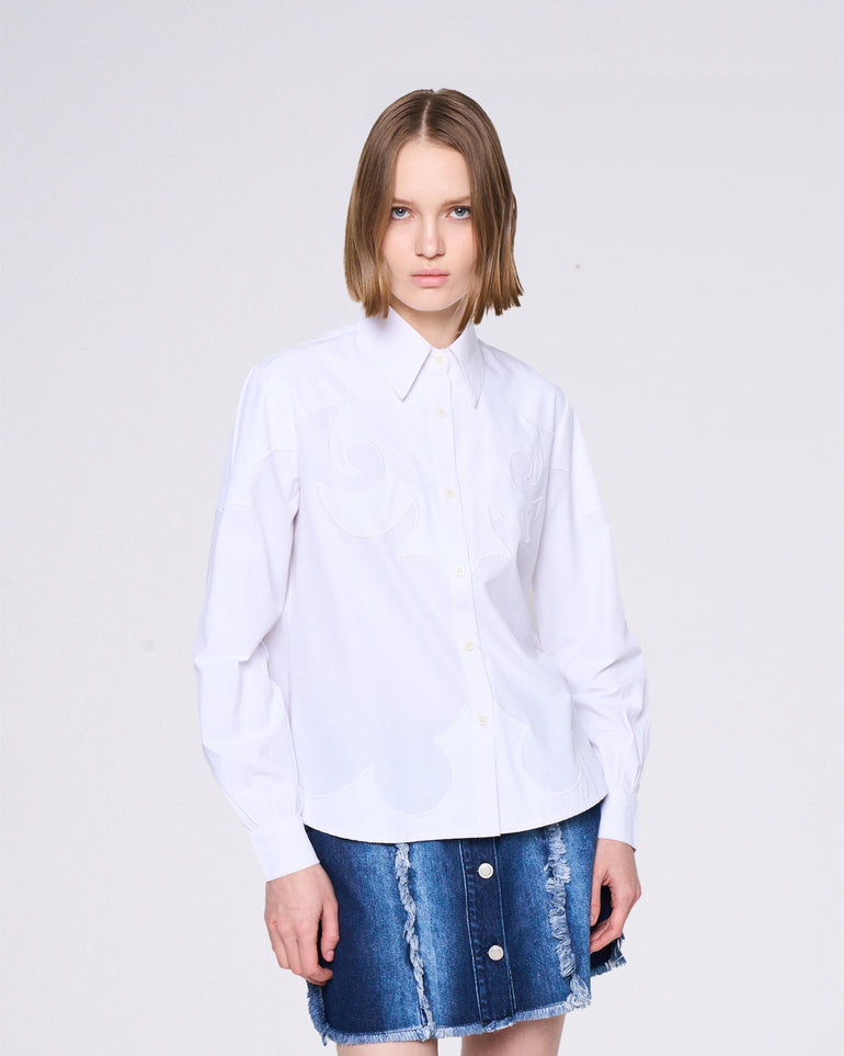 Silvian Heach Camicia con ricami Shopping Online