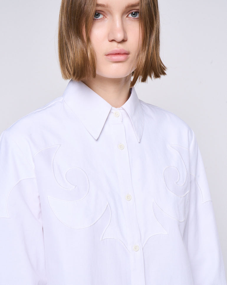 Silvian Heach Camicia con ricami Shopping Online