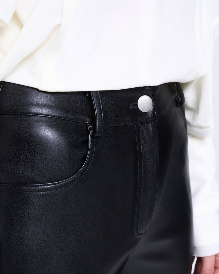 Silvian Heach Pantaloni in ecopelle Nuova
