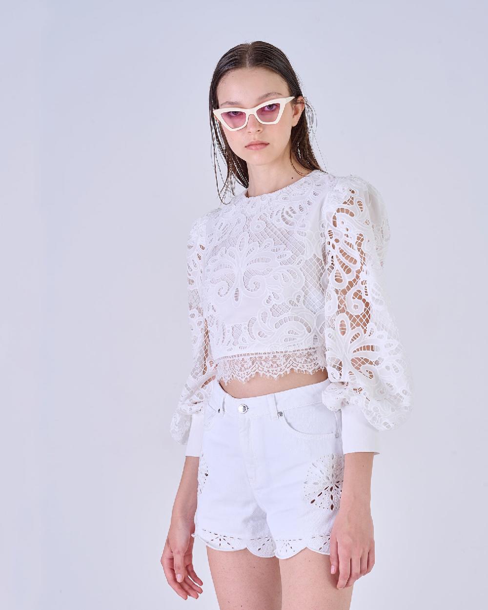 Silvian Heach Blusa ricamata Promozione