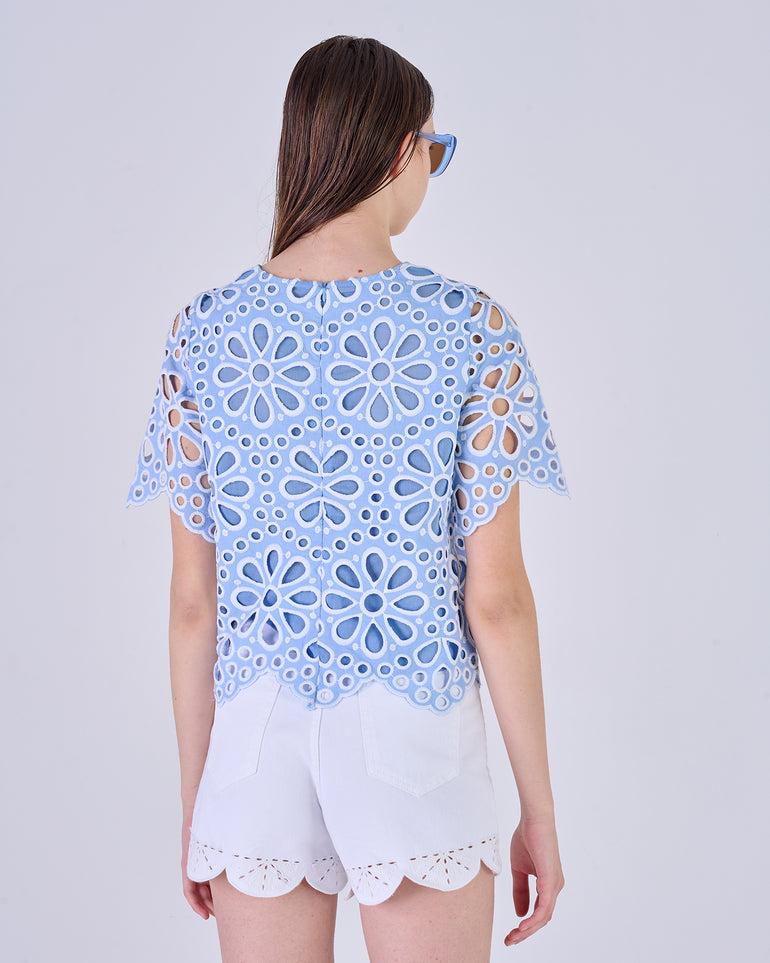 Silvian Heach Blusa traforata a fiori Soddisfazione Garantita