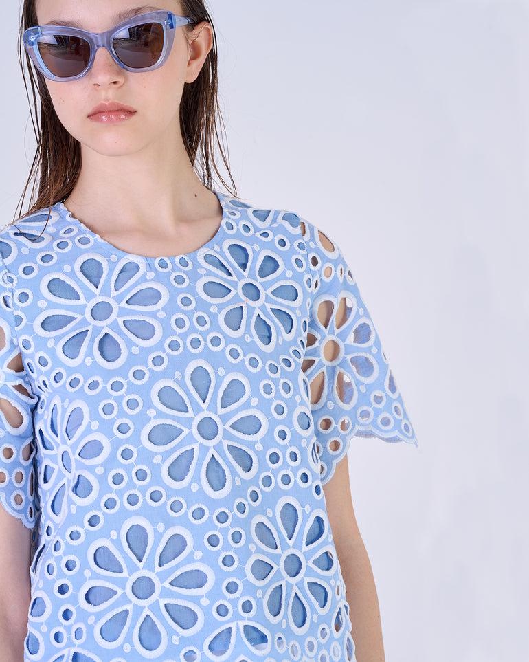 Silvian Heach Blusa traforata a fiori Soddisfazione Garantita
