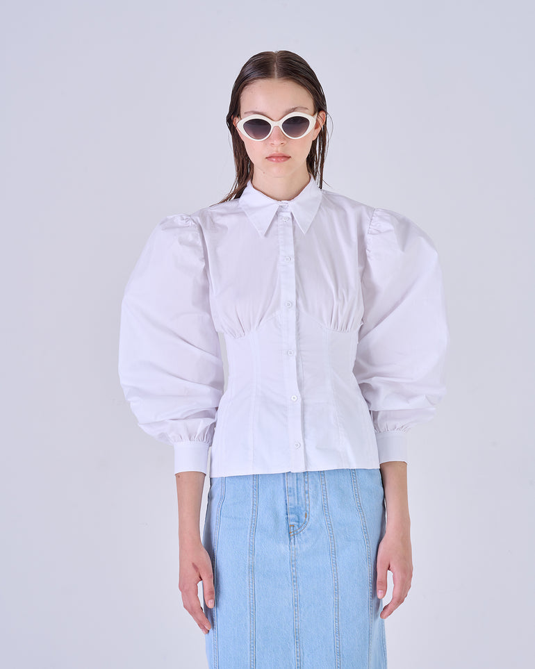 Silvian Heach Camicia con maniche a palloncino Shopping Online