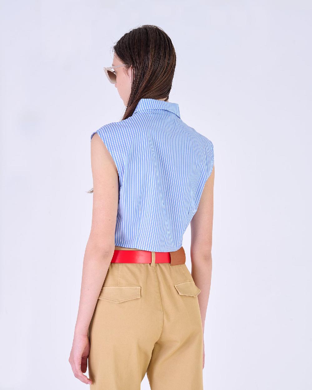 Silvian Heach Camicia smanicata a righe Convenienza
