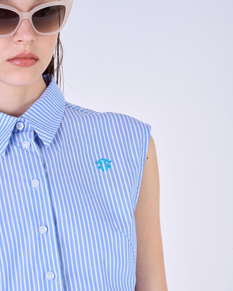 Silvian Heach Camicia smanicata a righe Convenienza