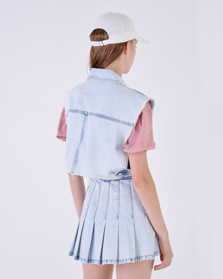 Silvian Heach Minigonna con pieghe Sconto