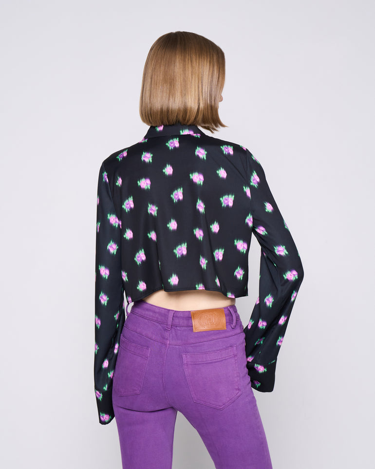 Silvian Heach Camicia crop a fantasia I Più Venduti