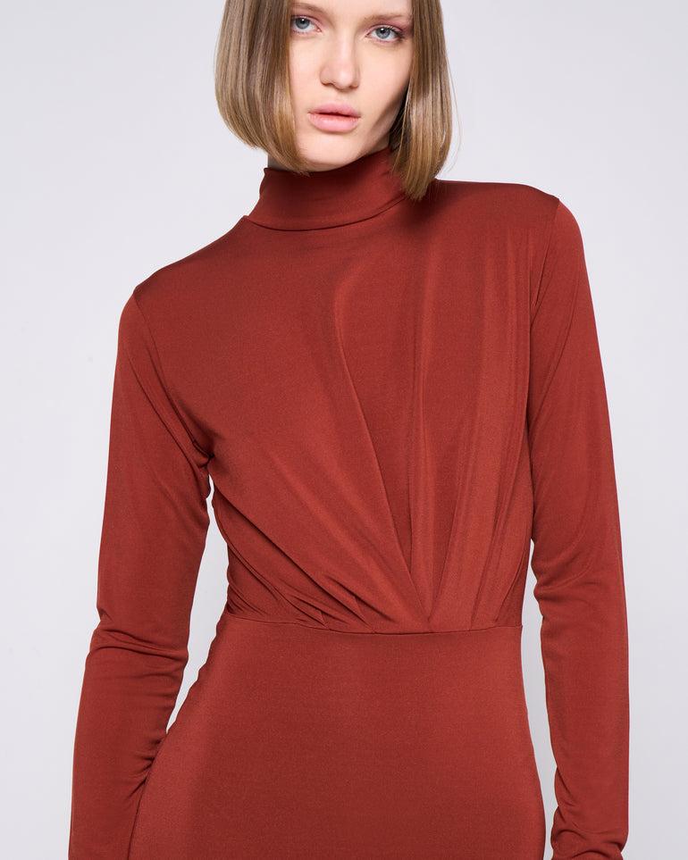 Silvian Heach Abito midi con drappeggio Pezzi Unici