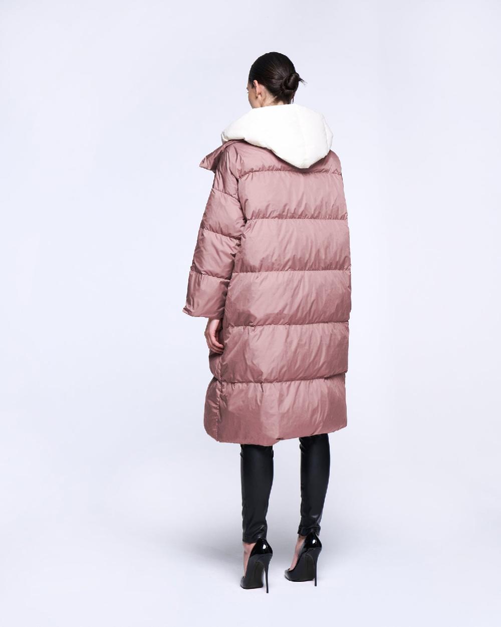 Silvian Heach Piumino lungo con collo ampio Saldi