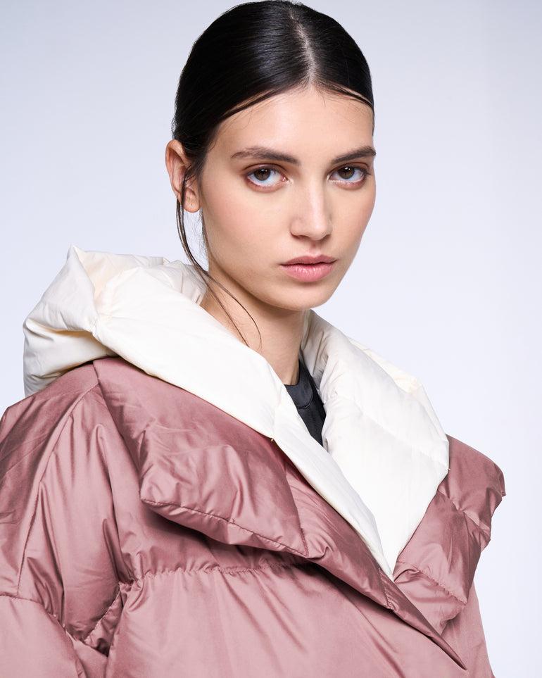 Silvian Heach Piumino lungo con collo ampio Saldi