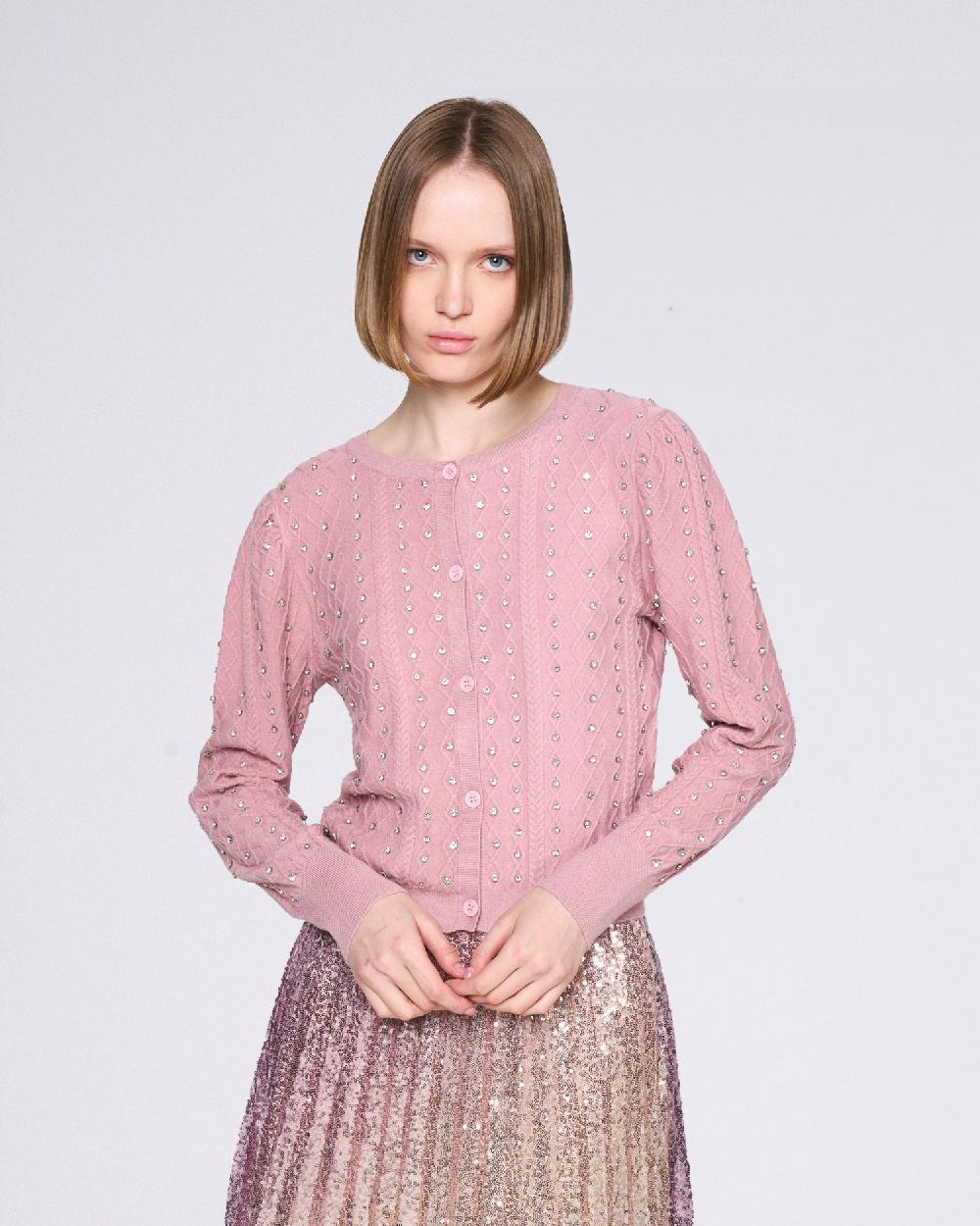 Silvian Heach Cardigan con strass Vendita Economica