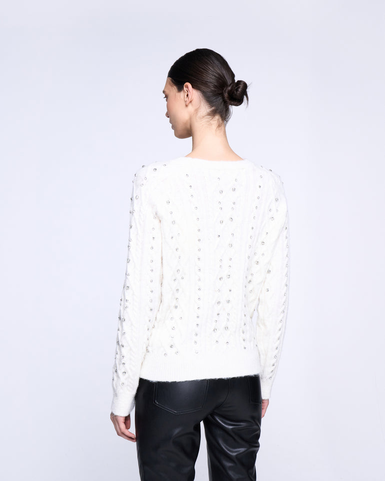 Silvian Heach Maglione con strass Moda