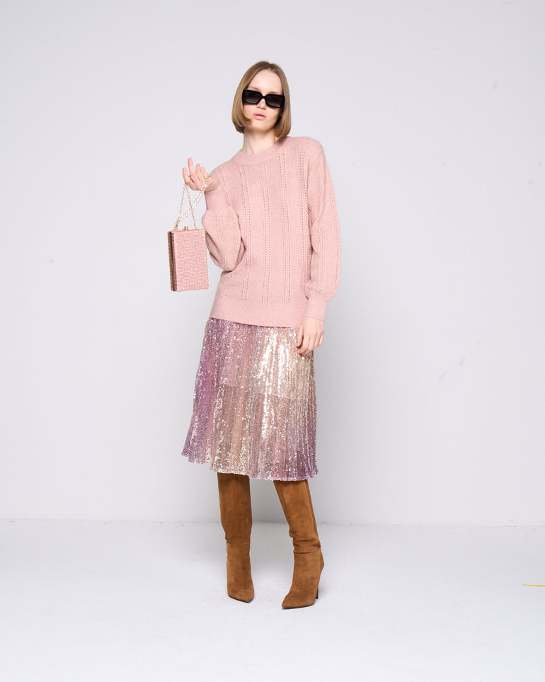 Silvian Heach Maglia lunga traforata Fino Al -60%