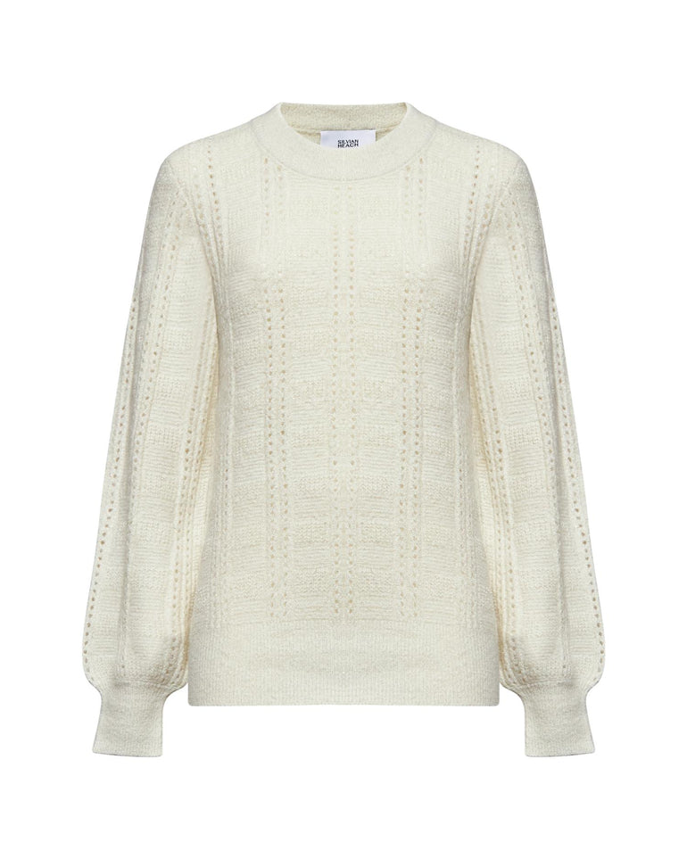Silvian Heach Maglia lunga traforata Fino Al -60%