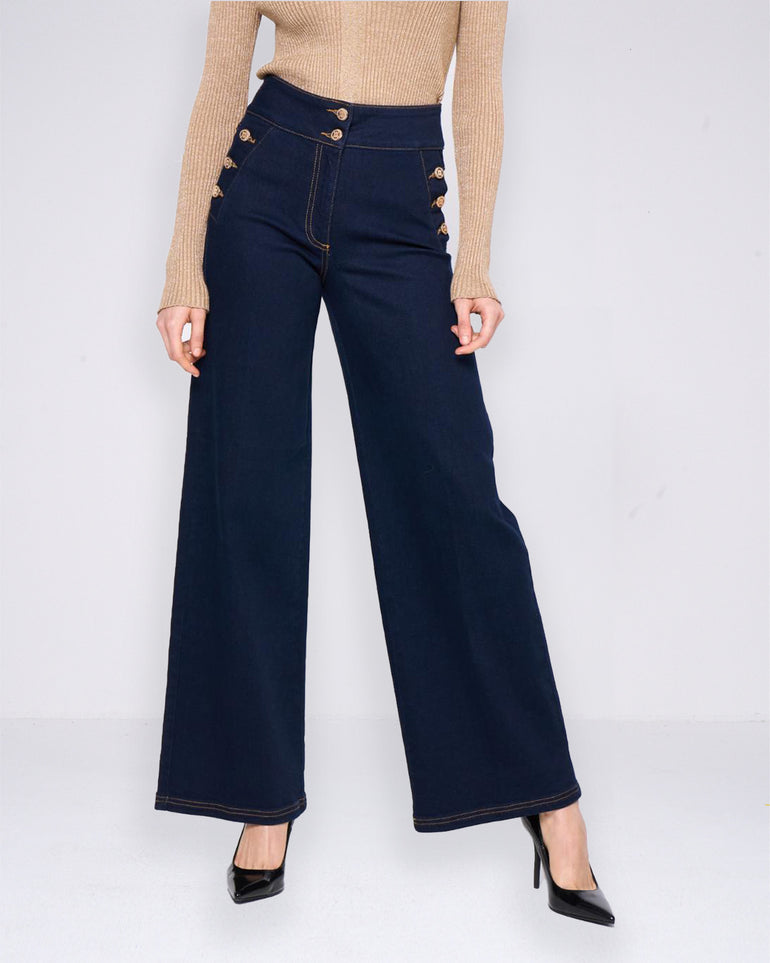 Silvian Heach Jeans con bottoni decorativi Shopping Online