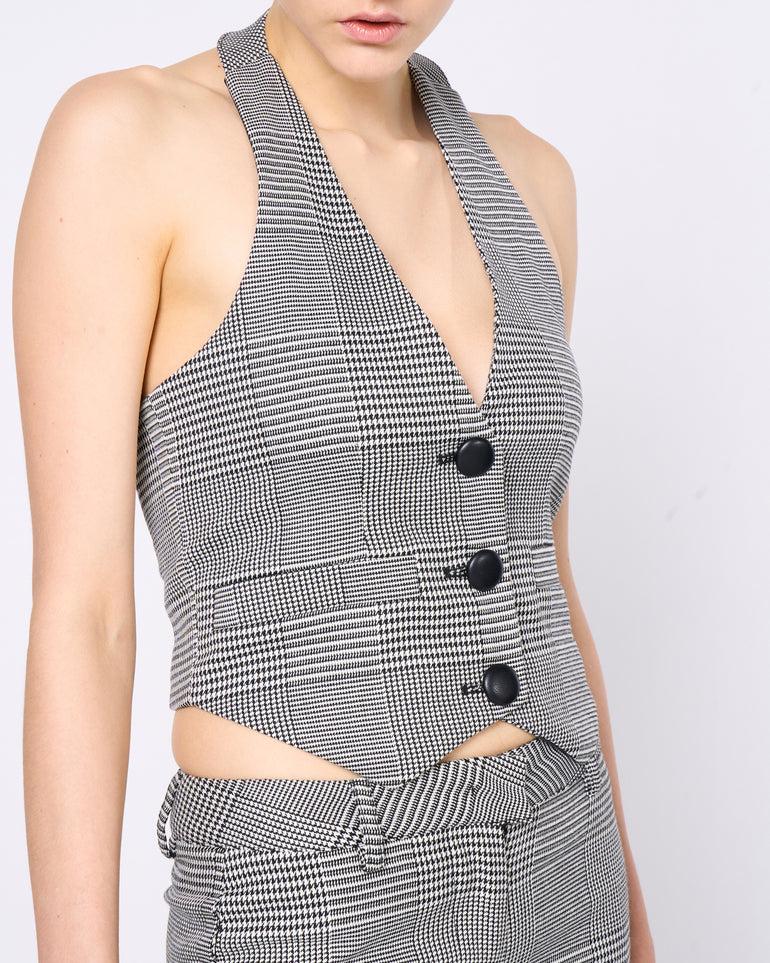 Silvian Heach Gilet a quadri Pezzi Unici