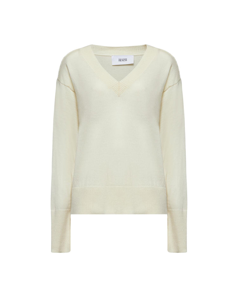Silvian Heach Maglia con profondo scollo a V Qualità Garantita