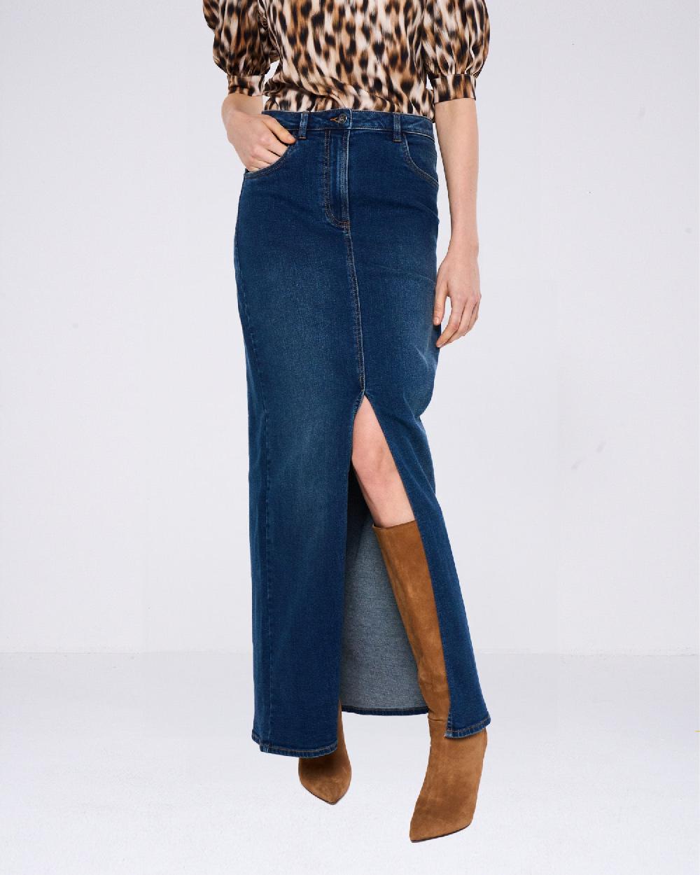 Silvian Heach Gonna lunga in denim Hotsell
