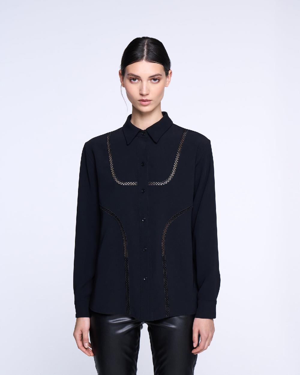 Silvian Heach Camicia con dettagli traforati Promozione Limitata