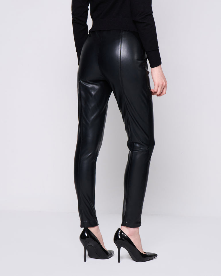 Silvian Heach Leggings in ecopelle Fino Al -60%