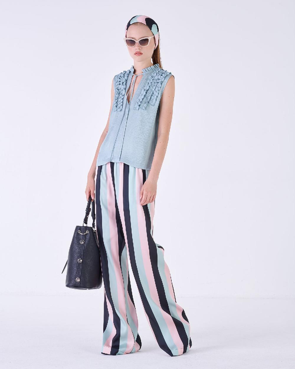 Silvian Heach Top con rouches Vendita Calda