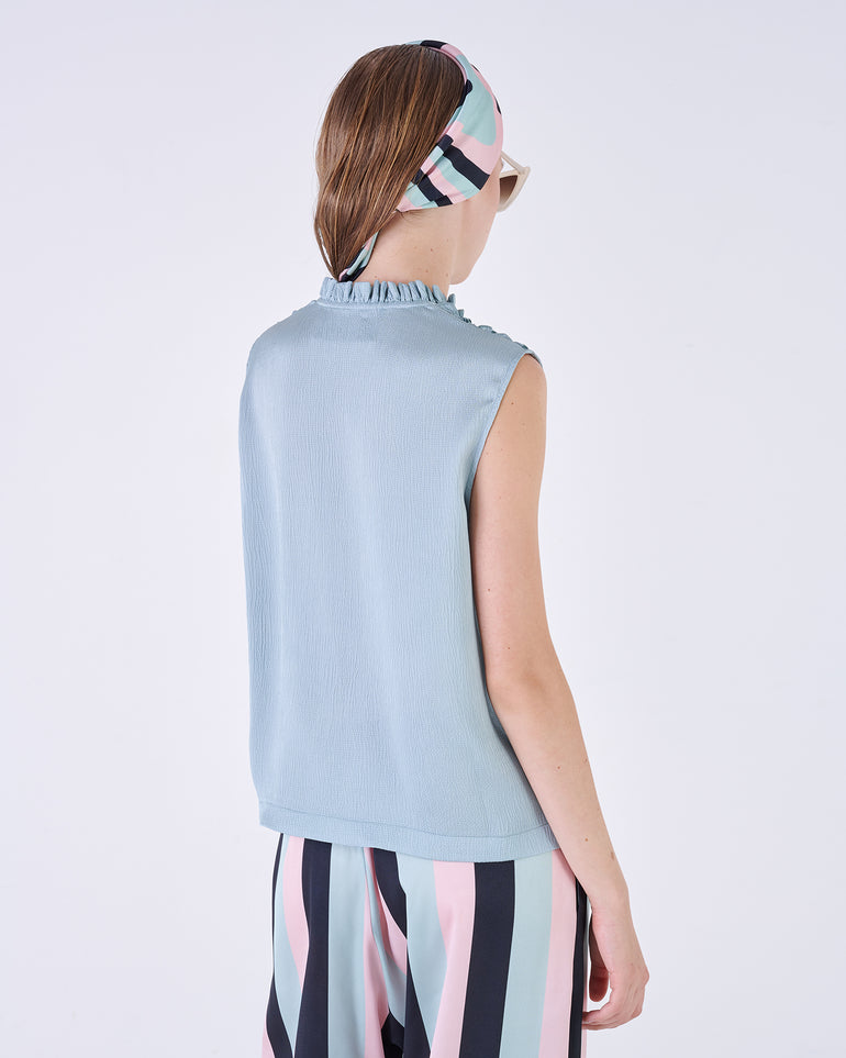 Silvian Heach Top con rouches Vendita Calda