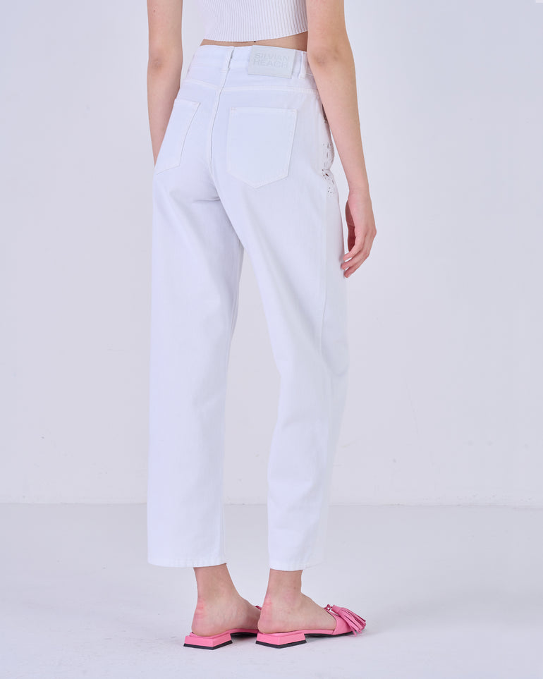 Silvian Heach Jeans con ricami traforati Negozio