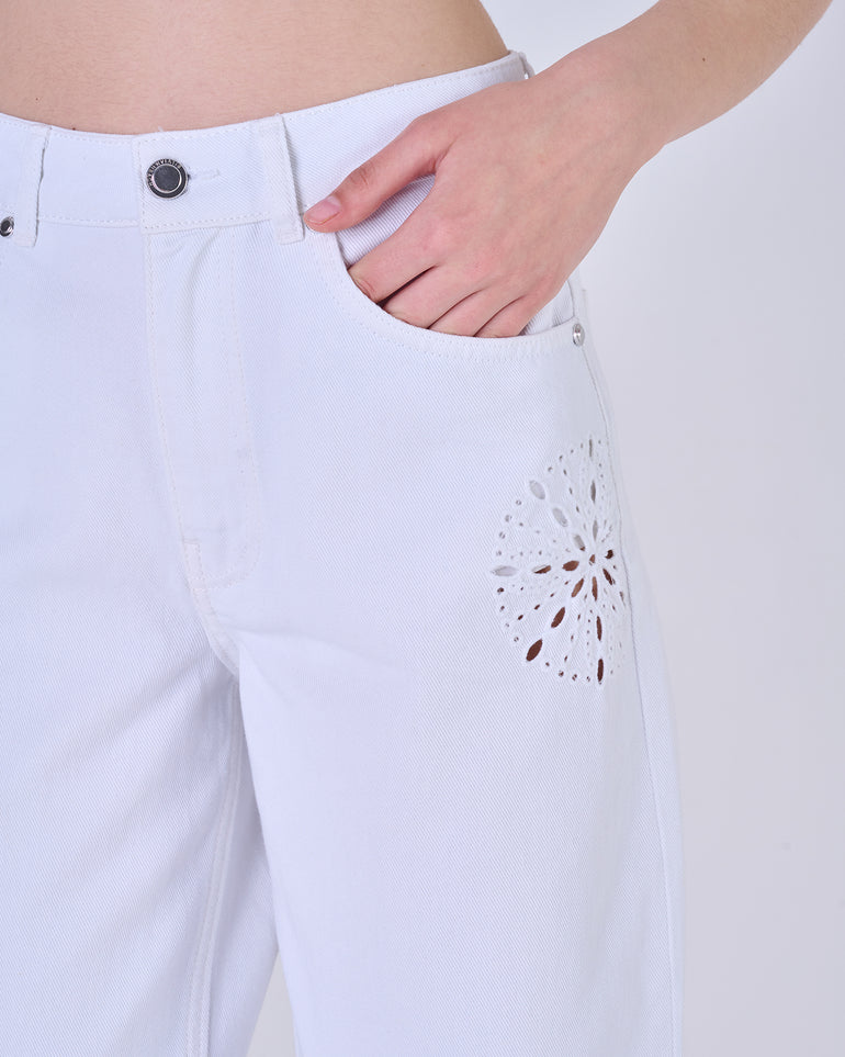 Silvian Heach Jeans con ricami traforati Negozio