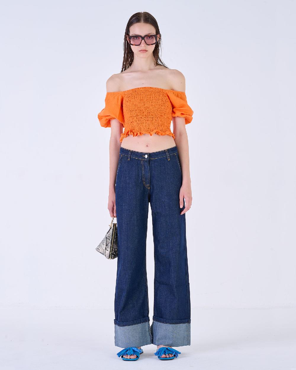 Silvian Heach Top con elastico arricciato Italia