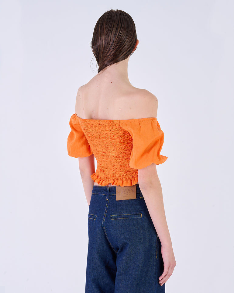 Silvian Heach Top con elastico arricciato Italia
