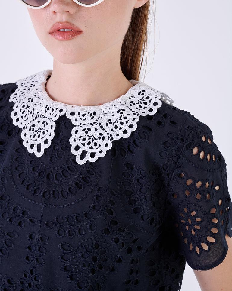 Silvian Heach Blusa in sangallo Affare Del Giorno