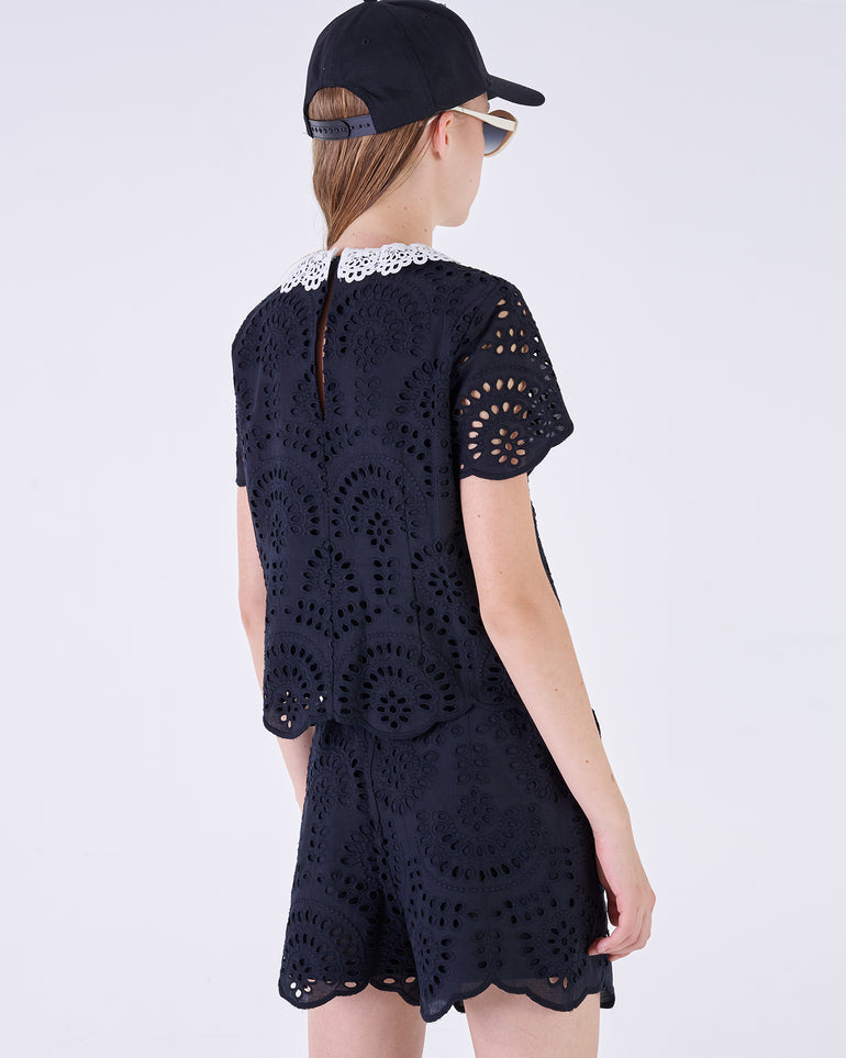 Silvian Heach Blusa in sangallo Affare Del Giorno