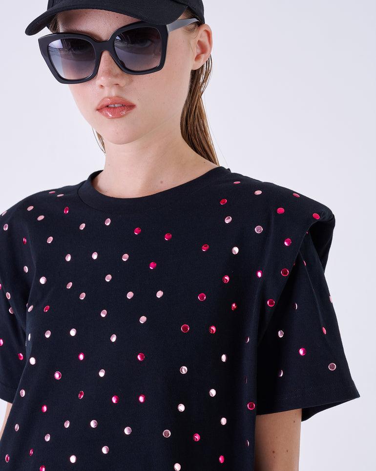 Silvian Heach T-shirt con borchie Negozio