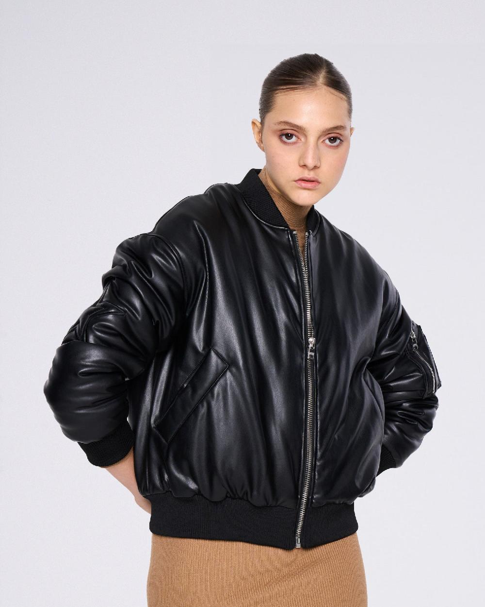 Silvian Heach Bomber in ecopelle Soddisfazione Garantita