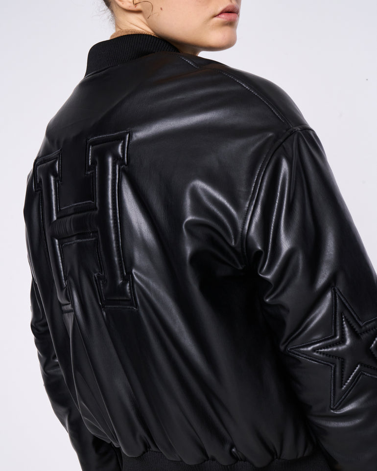 Silvian Heach Bomber in ecopelle Soddisfazione Garantita