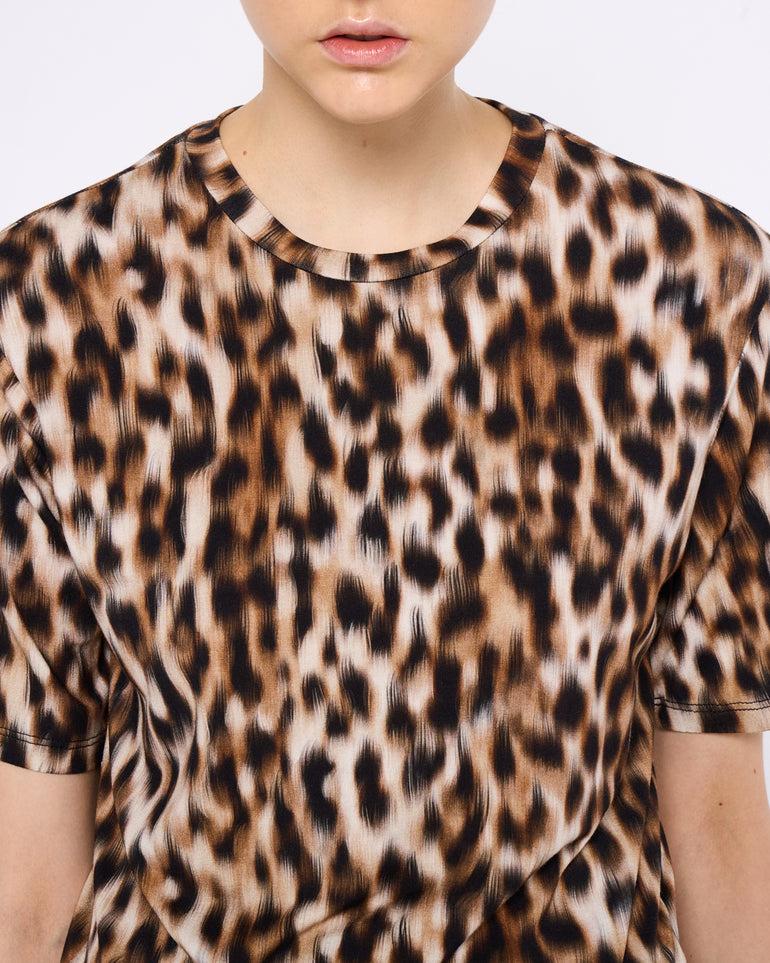 Silvian Heach T-shirt oversize leopardata Vendita Economica