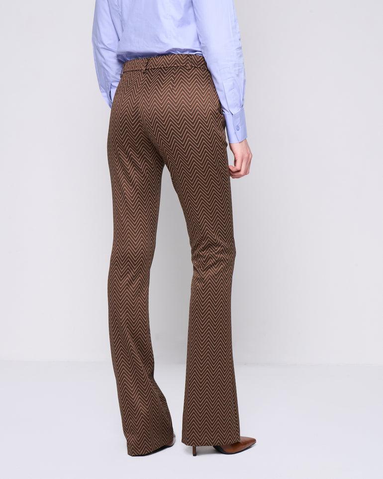 Silvian Heach Pantaloni flare a fantasia In Vendita
