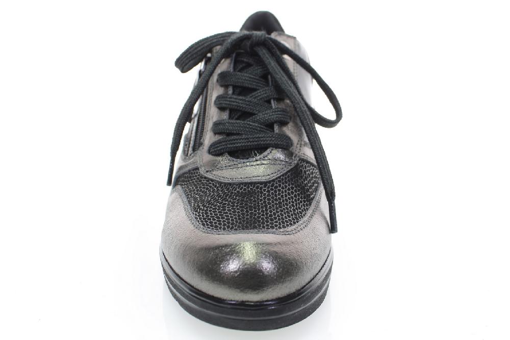 Soffice Sogno Sneaker in pelle con lacci e zip Sottocosto