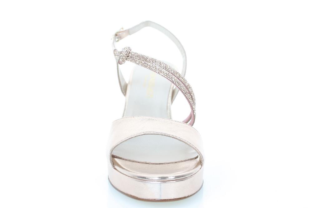 Soffice Sogno Sandalo elegante in pelle laminata Italy