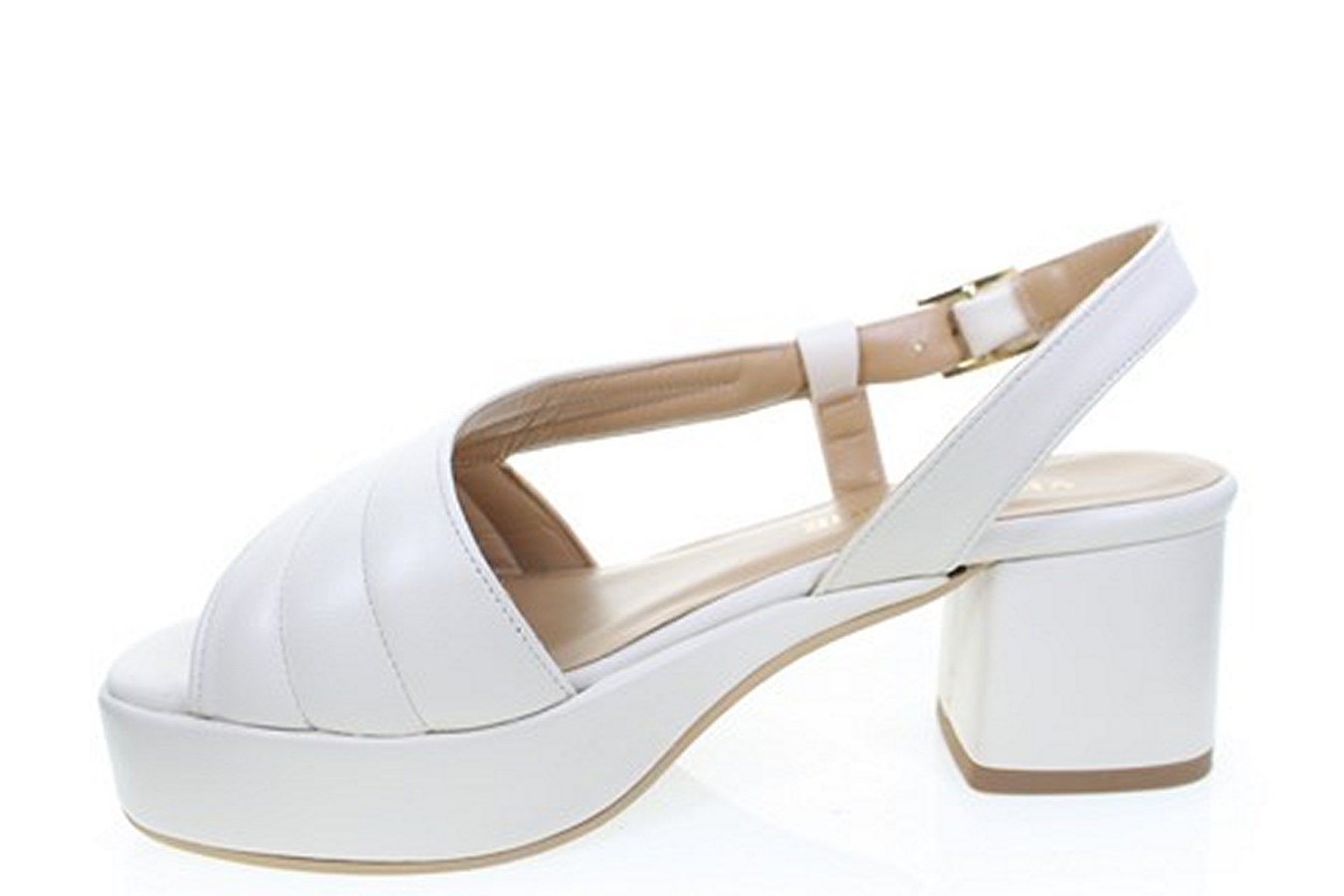 Soffice Sogno Sandalo in pelle con plateau Italia