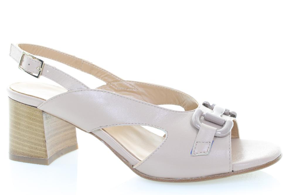 Soffice Sogno Sandalo in pelle suola cuoio In Linea