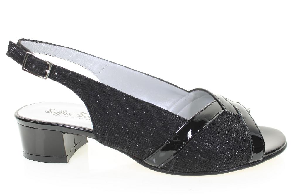 Soffice Sogno Sandalo in tessuto effetto glitter Vendite Flash