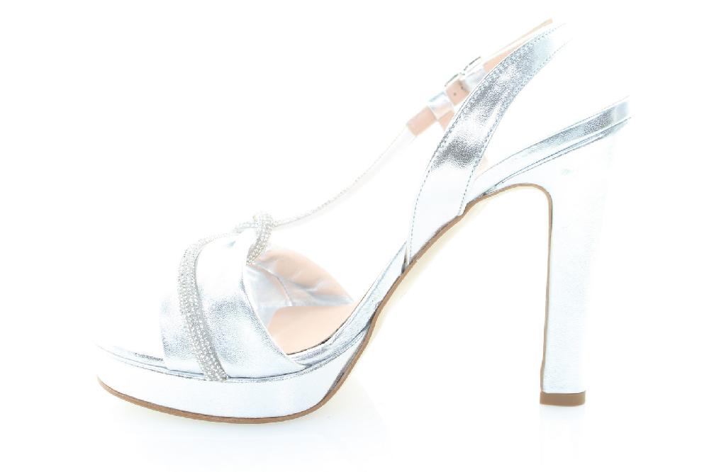 Soffice Sogno Sandalo in pelle laminata In Linea