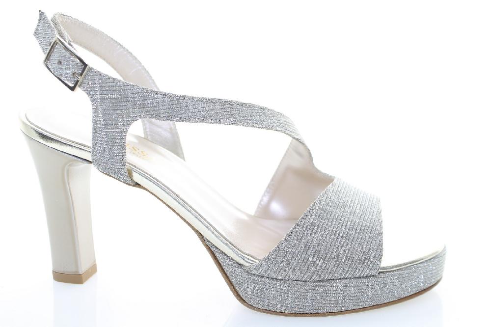 Soffice Sogno Sandalo in tessuto effetto glitter Acquista Ora