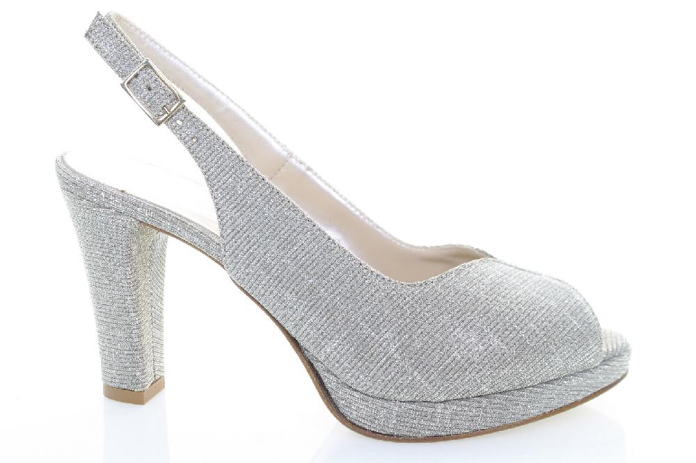 Soffice Sogno Sandalo in tessuto effetto glitter Sottocosto