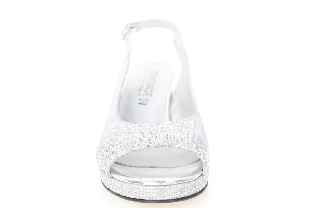 Soffice Sogno Sandalo in tessuto effetto glitter Outlet