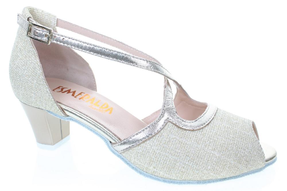Soffice Sogno Scarpa da ballo in tessuto glitter Consegna Veloce
