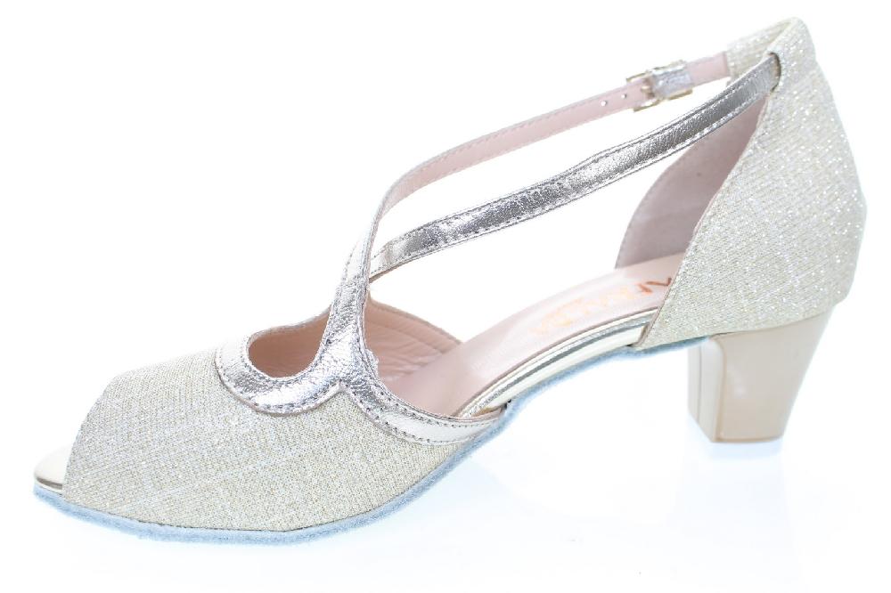 Soffice Sogno Scarpa da ballo in tessuto glitter Consegna Veloce